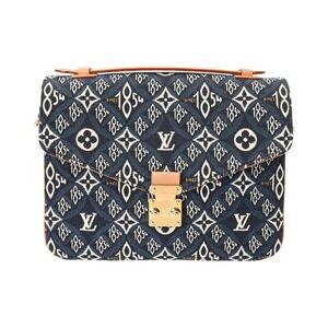 Louis Vuitton Monogram Metis Pochette SINCE 1984 Blue Jacquard Handbag
